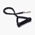 EzyDog Cujo 64 cm black rope lead with a padded triangular handle