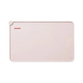 Pale pink rectangular Petstar silicone pet feeding mat