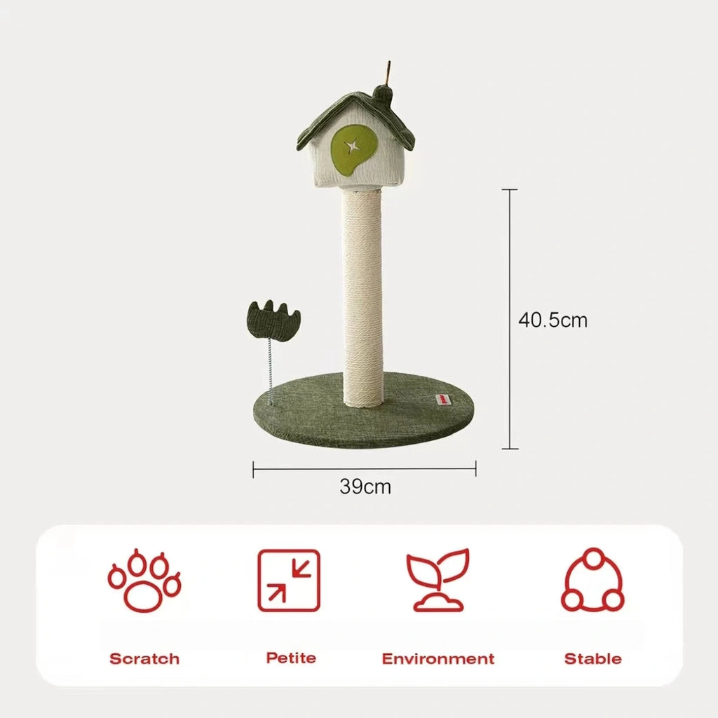 Petstar compact cat tree dimensions and feature icons
