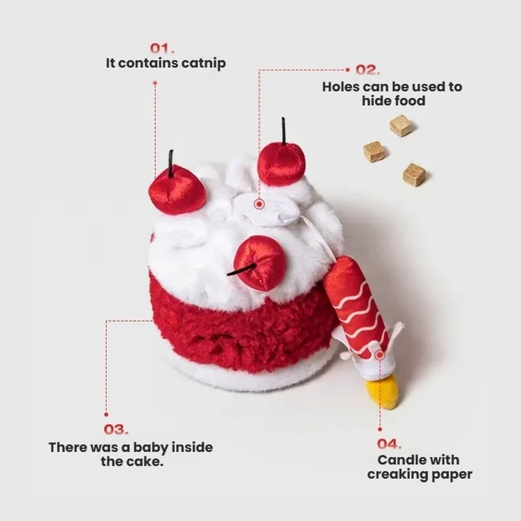 Petstar cake toy diagram showing hidden treat pockets