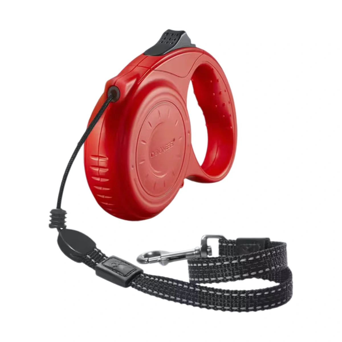 Red DOGNESS JS05 Freedom retractable dog leash