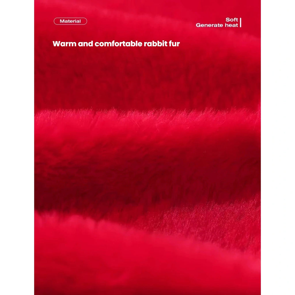 Close-up of the warm red fabric on the Petstar cat bed