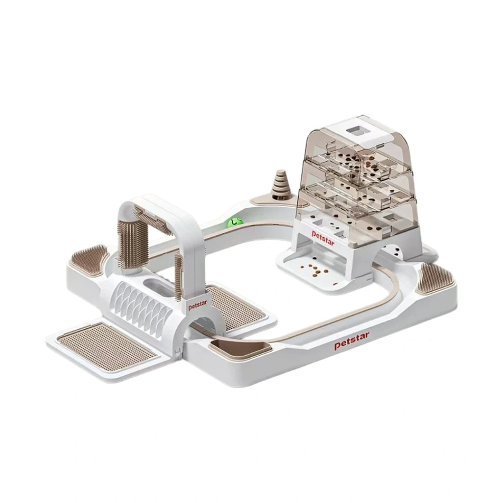 White Petstar multi-activity cat play station