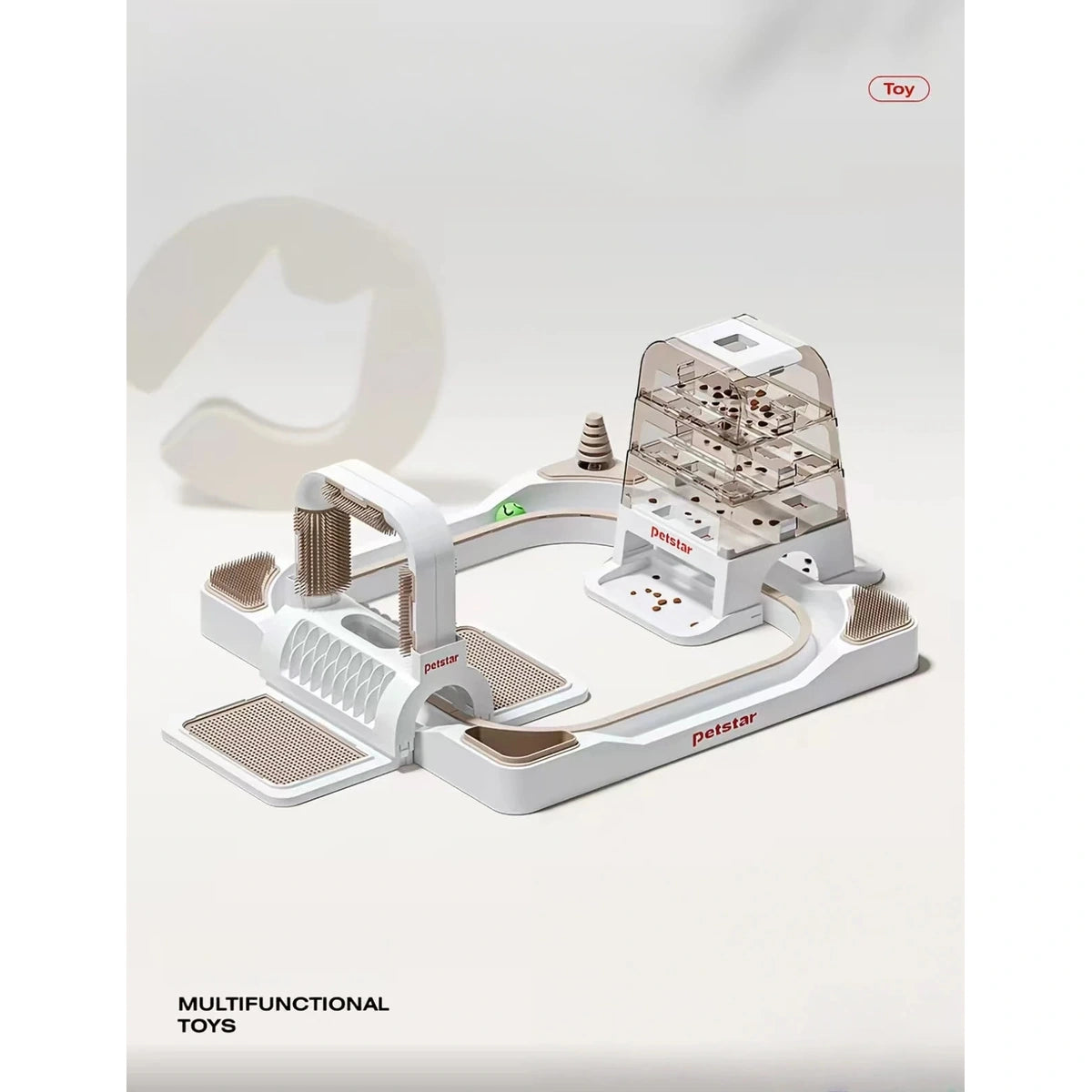 Petstar cat play station shown from an upper angle