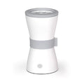 White automatic pet paw cleaner cup front view