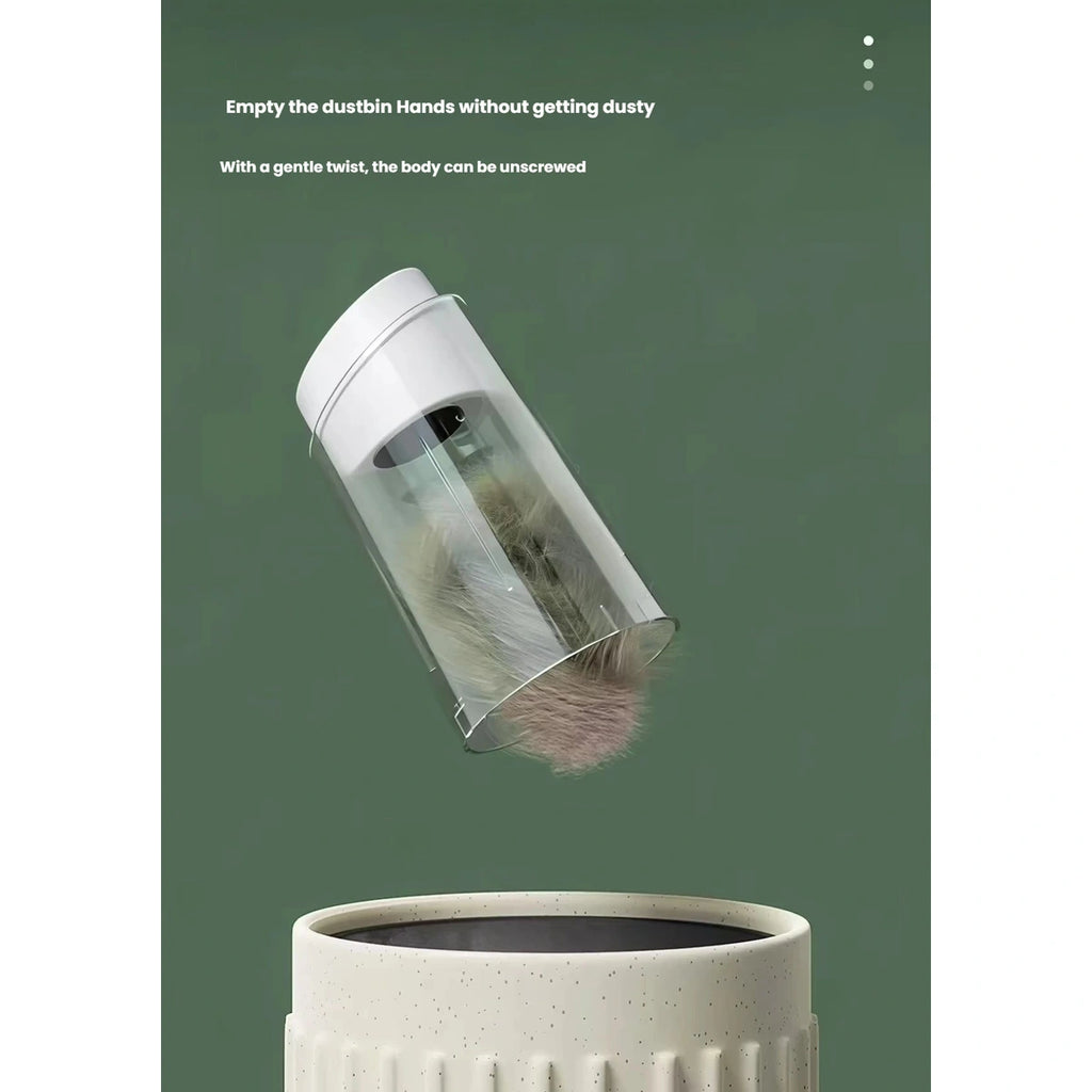 Collection chamber positioned above a waste bin